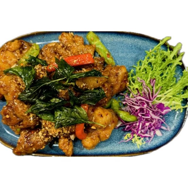 Crispy Garlic Chicken.