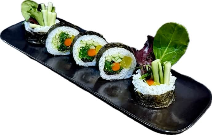 Vegetable Mango Salad Roll.